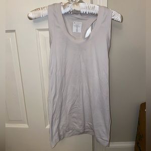 White athleta size xs razorback workout tank top